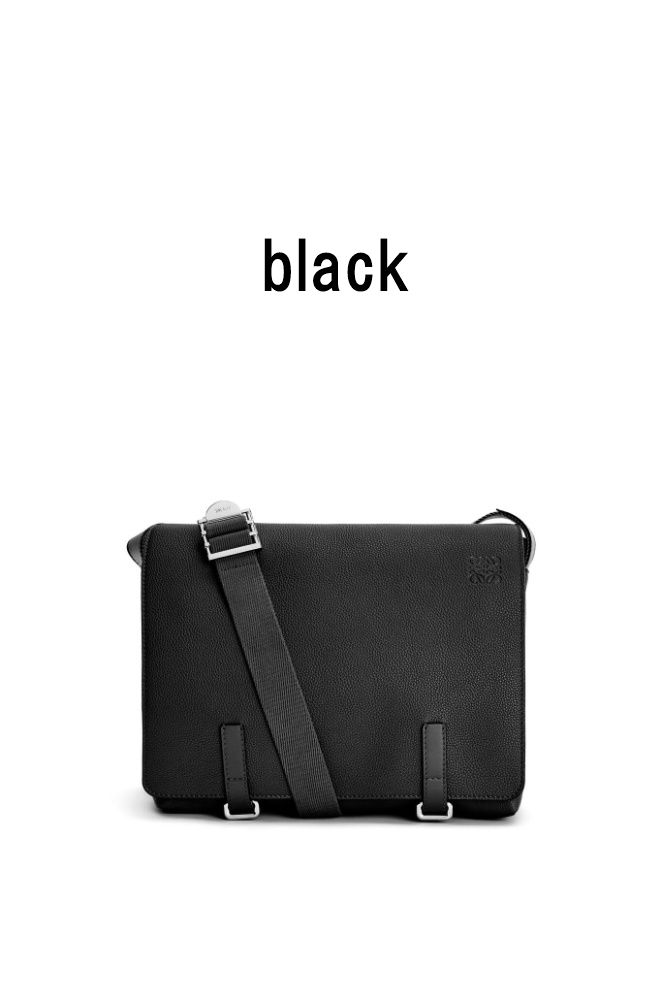 直営店【LOEWE】カーフスキン ミリタリー メッセンジャー バッグ ...