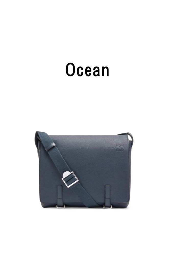 直営店【LOEWE】カーフスキン ミリタリー メッセンジャー バッグ ...