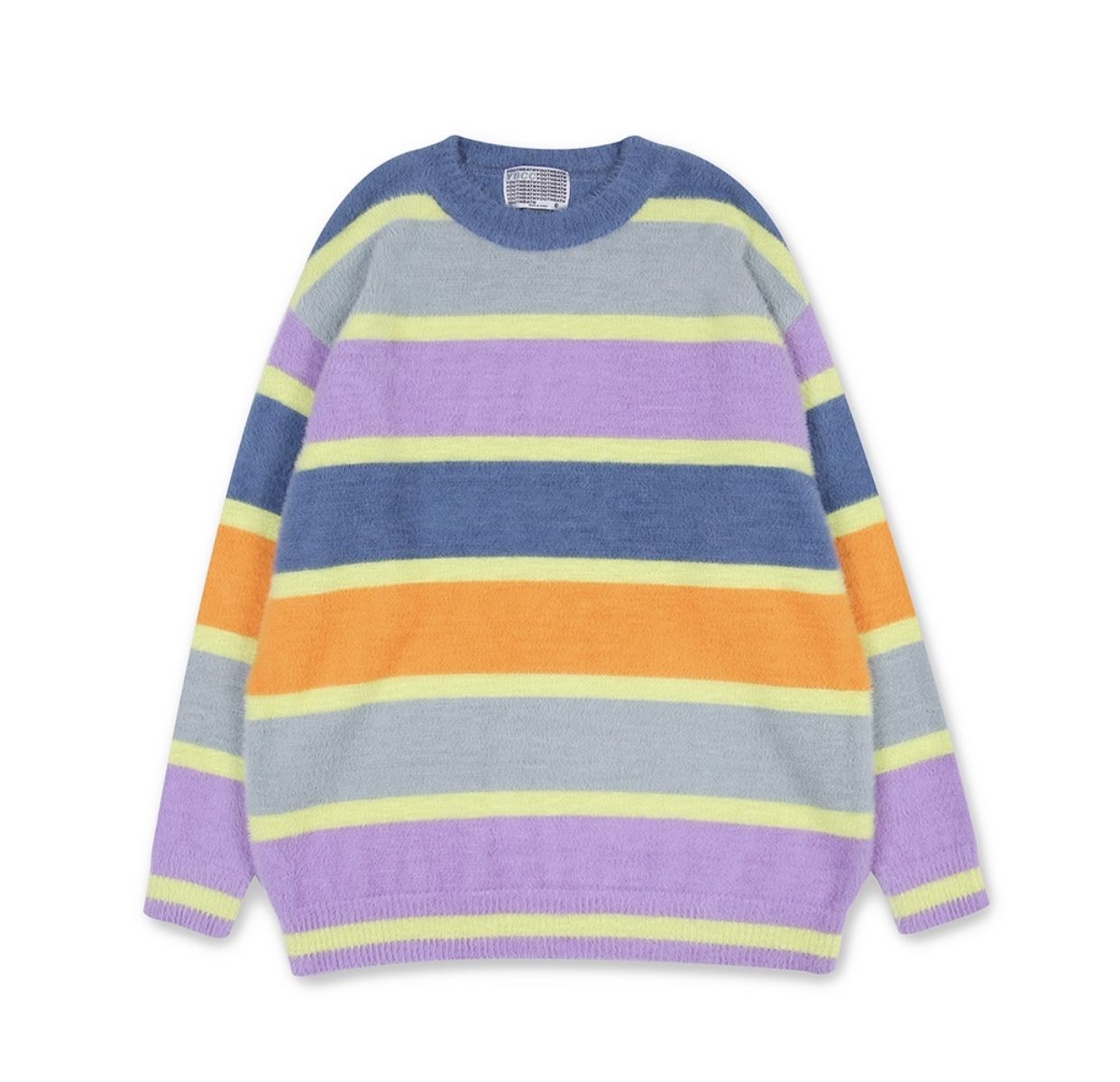 YOUTHBATH ANGORA MULTI STRIPE KNIT WEAR (YOUTHBATH/ニット YOUTHBATH ANGORA MULTI STRIPE KNIT WEAR (YOUTHBATH/ニット