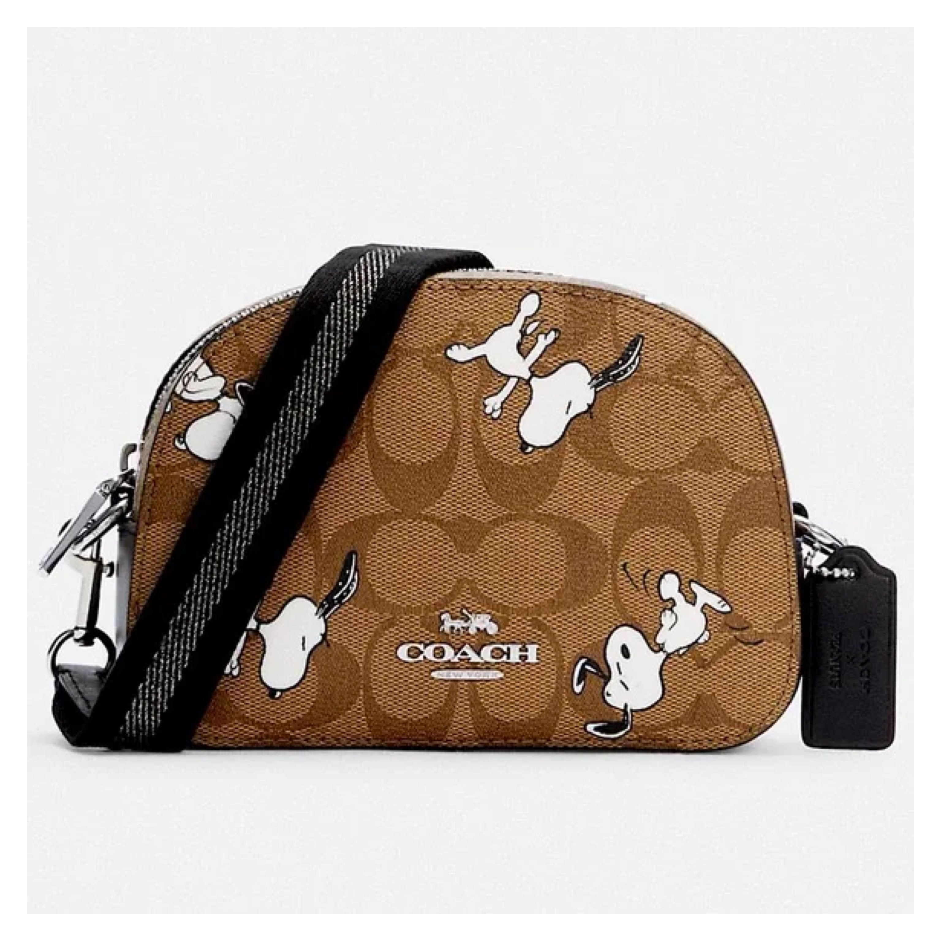 Coach x Peanuts スヌーピーコラボ シグネチャー カメラバッグ