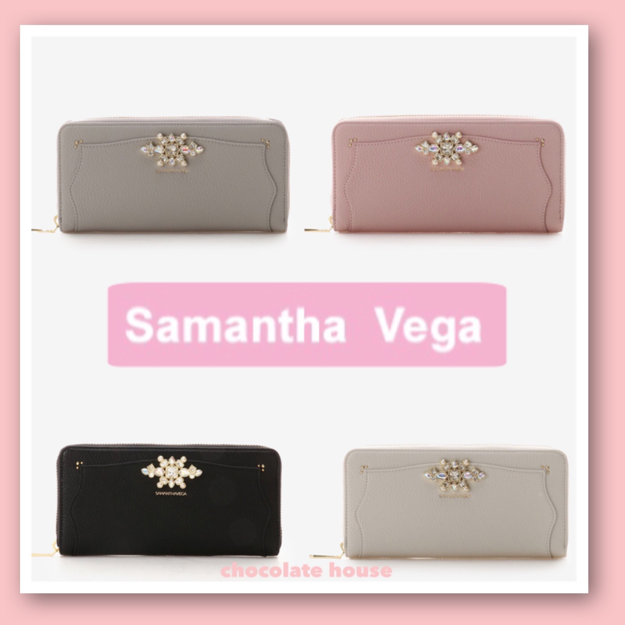 ◆Samantha Vega◆ビジューモチーフ長財布 ◆Samantha Vega◆ビジューモチーフ長財布