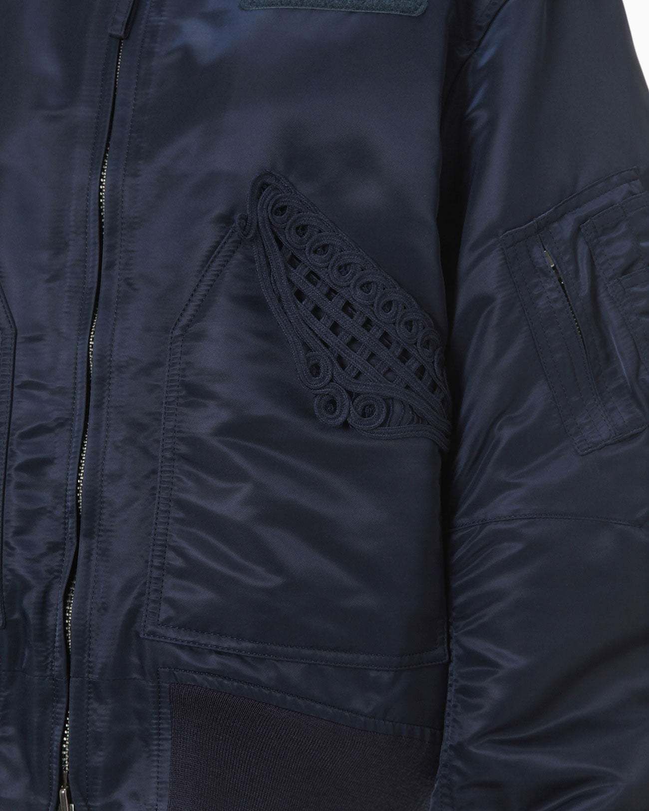 Mame Kurogouchi】 Cording Embroidered Flight Jacket 全2色 (Mame Mame Kurogouchi】 Cording Embroidered Flight Jacket 全2色 (Mame