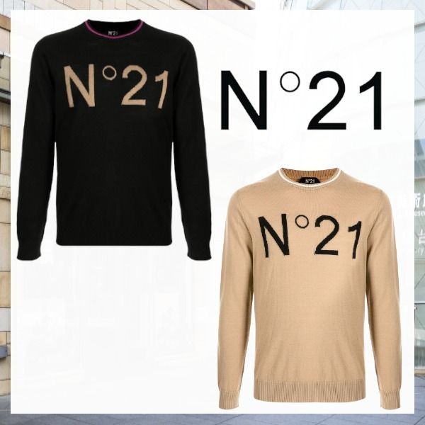 N°21】ヌメロ ヴェントゥーノロゴウール セーター (N21 numero ventuno N°21】ヌメロ ヴェントゥーノロゴウール セーター (N21 numero ventuno