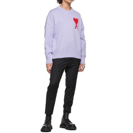 正規品・新品未使用】Ami Paris スウェット パープル