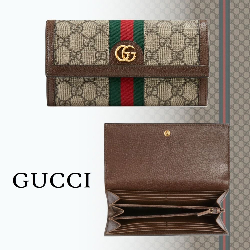 GUCCI グッチ GGパターン 長財布 箱付き