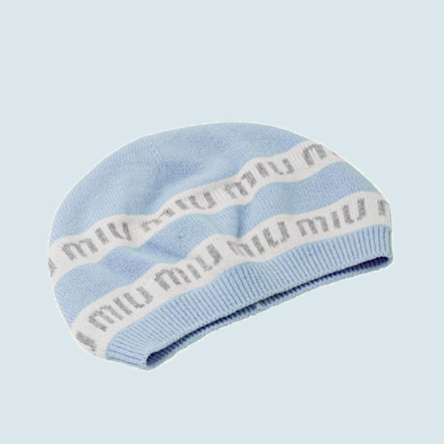 キラしてい miu ニットビーニー 6FoNq-m26487256876 miu ロゴをあし