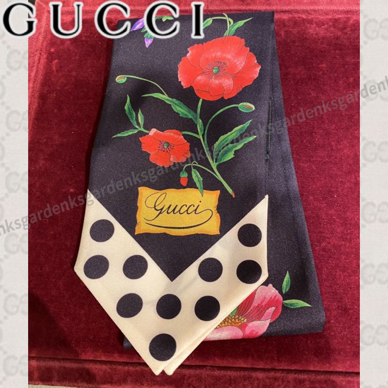 GUCCI☆シルク ネックボウ☆国内発送 (GUCCI/スカーフ) 682016 3G001 GUCCI☆シルク ネックボウ☆国内発送 (GUCCI/スカーフ) 682016 3G001