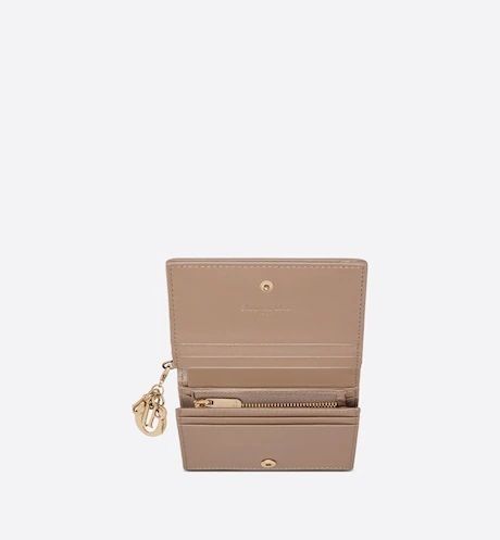 DIOR◇LADY DIOR ミニウォレット カナージュ ラムスキン 2つ折り (Dior DIOR◇LADY DIOR ミニウォレット カナージュ ラムスキン 2つ折り (Dior