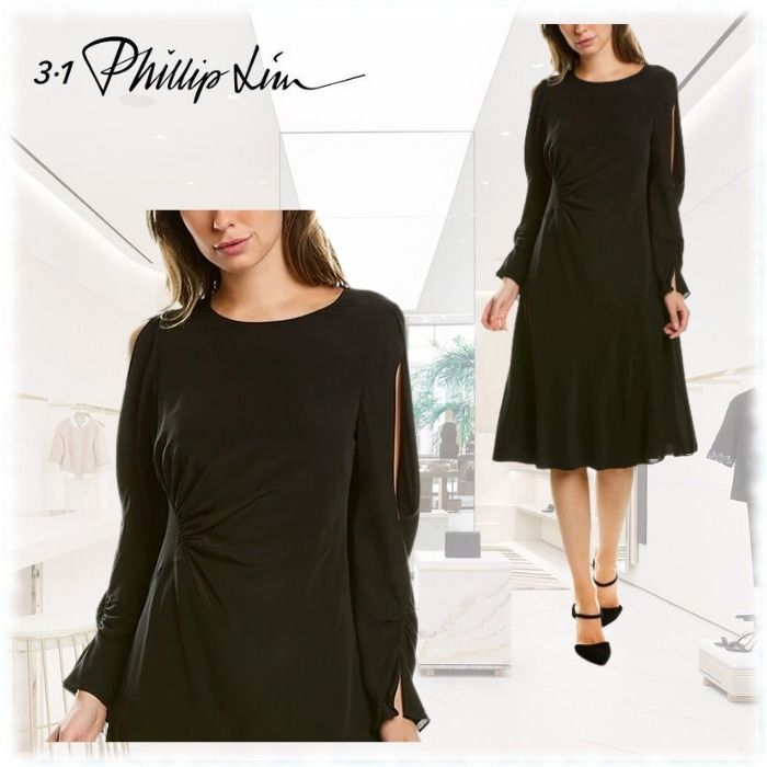 XS(SS)宅配3.1Phillip Lim ワンピース 美品 ロングワンピース ...