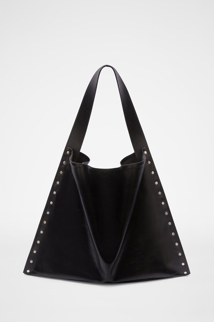 JIL SANDER】リベットボーダートートバッグ ブラック (Jil Sander ...
