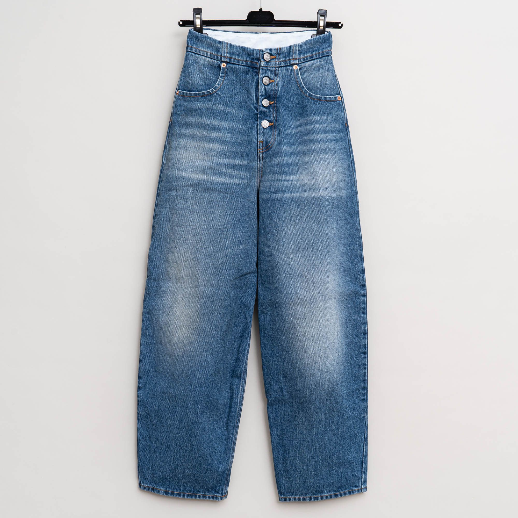 関税込MM6 by Maison Margiela キャロットジーンズ ルーズレッグ (MM6