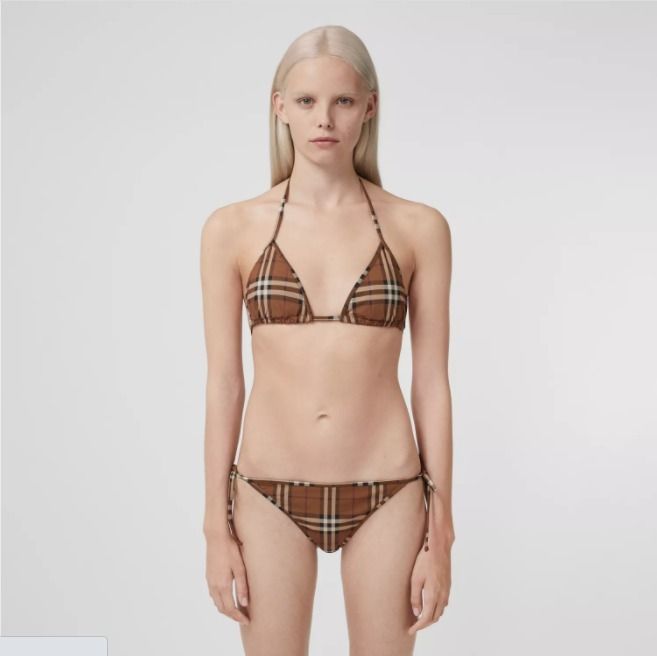 BURBERRY☆チェック トライアングルビキニ レディー ビキニ 水着 BURBERRY☆チェック トライアングルビキニ レディー ビキニ 水着
