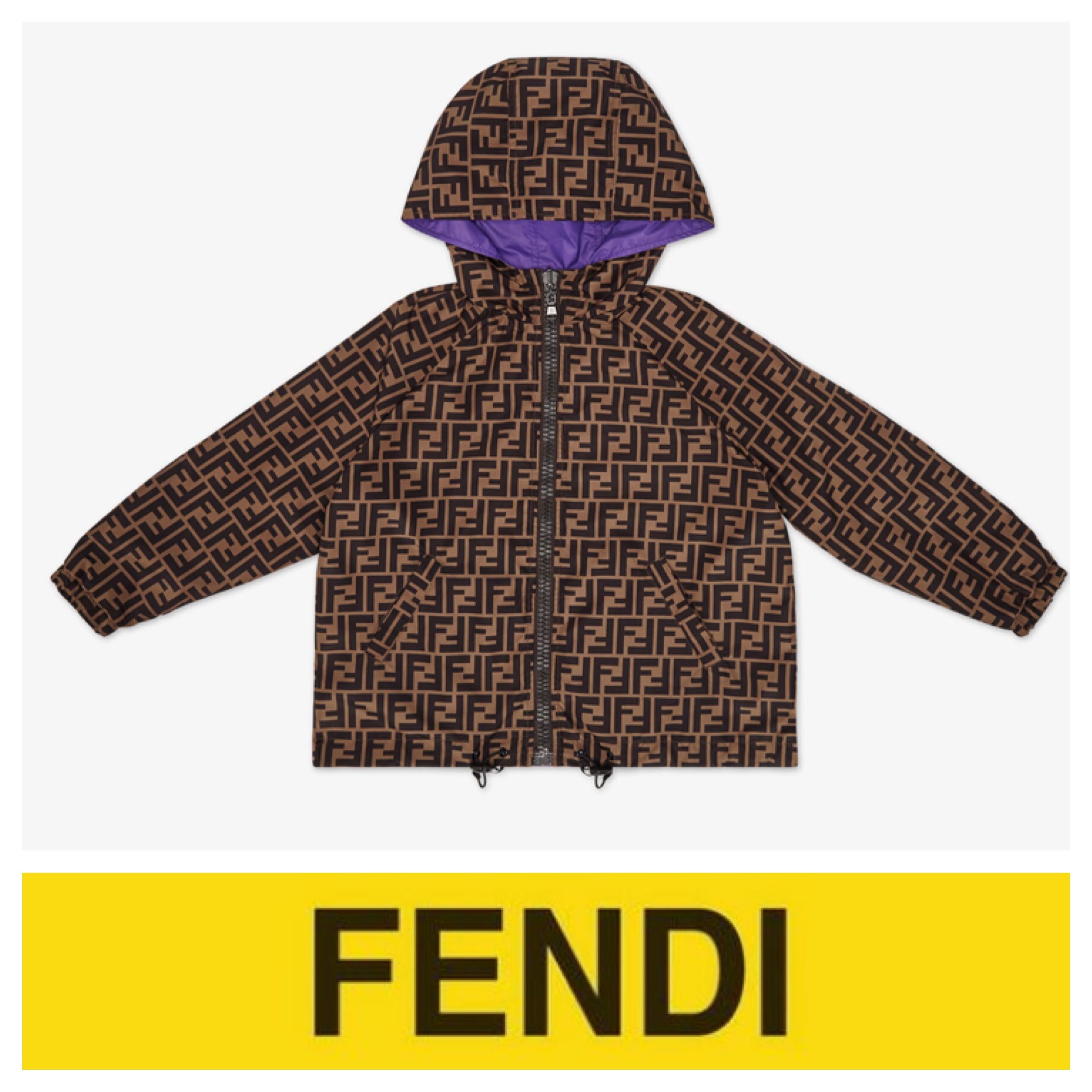 【FENDI】リバーシブルジュニアウインドブレーカー 【FENDI】リバーシブルジュニアウインドブレーカー