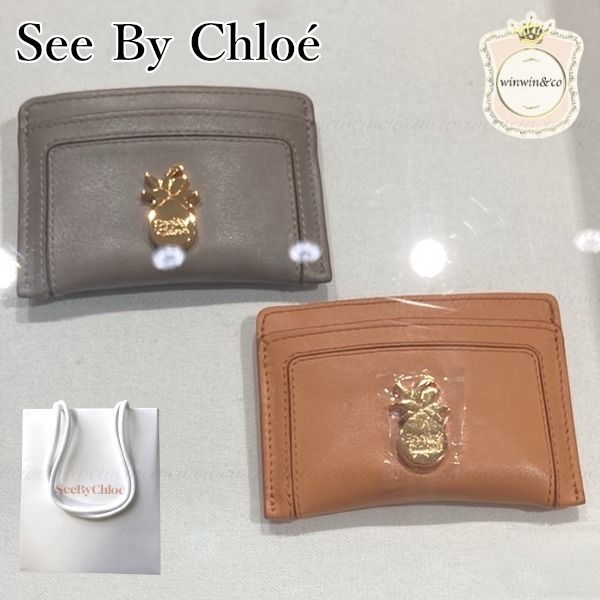 See by Chloe【セール】国内発□レザー カードケース (See by Chloe