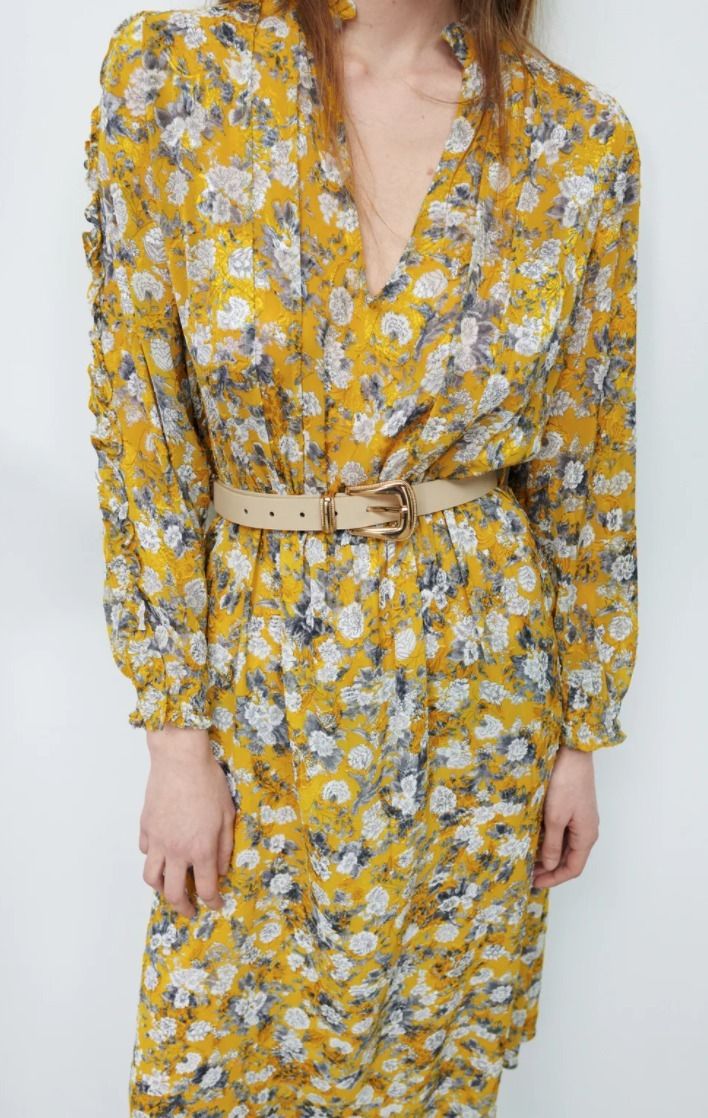 スペイン発送◎ZARA♪フローラルジャカードプリントワンピース♪ (ZARA スペイン発送◎ZARA♪フローラルジャカードプリントワンピース♪ (ZARA