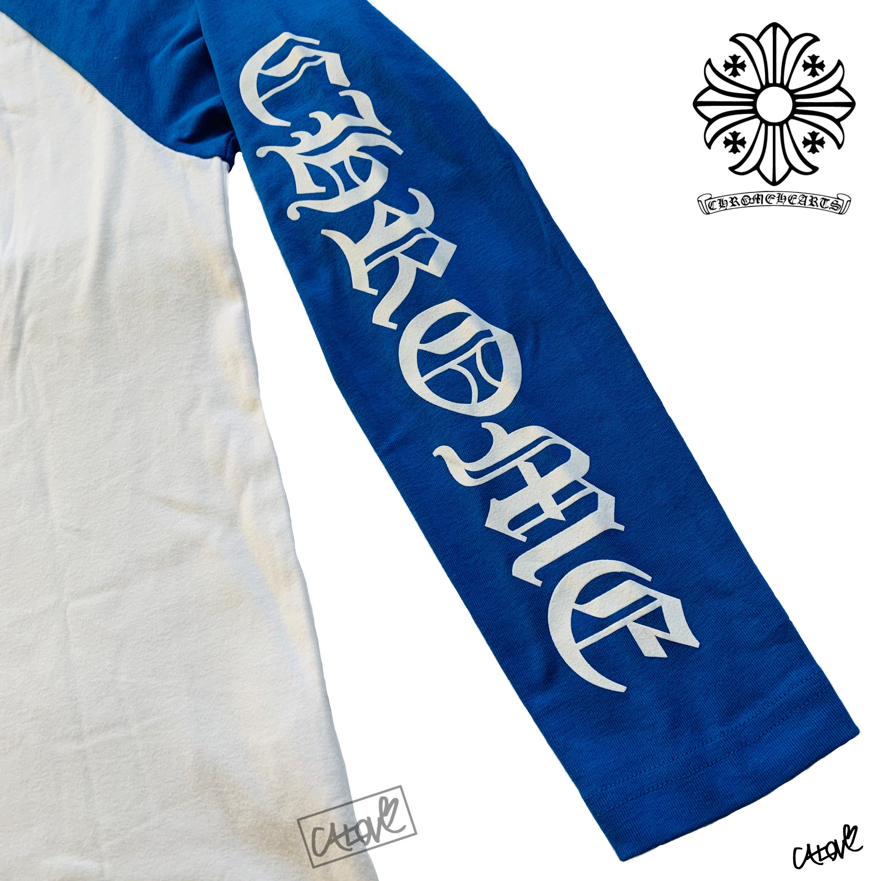 +クロムハーツ+【ブルーホースシュー/ロンT】◇ BLUE&WHITE + +クロムハーツ+【ブルーホースシュー/ロンT】◇ BLUE&WHITE +