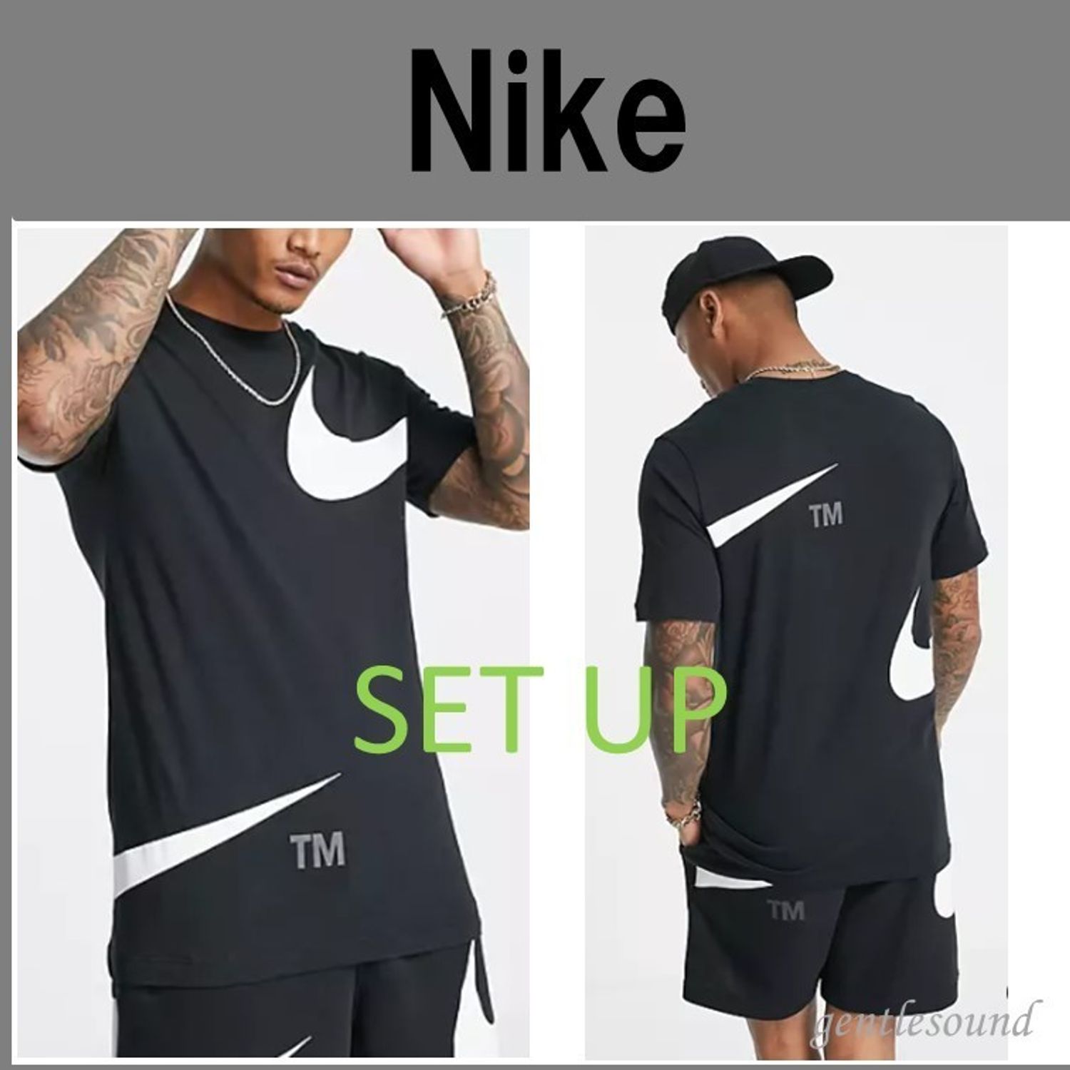 Nike ナイキ ロゴ Tシャツ ショーツ上下セットアップ Nike セットアップ Dd3349 010 Dd5997 010 Buyma