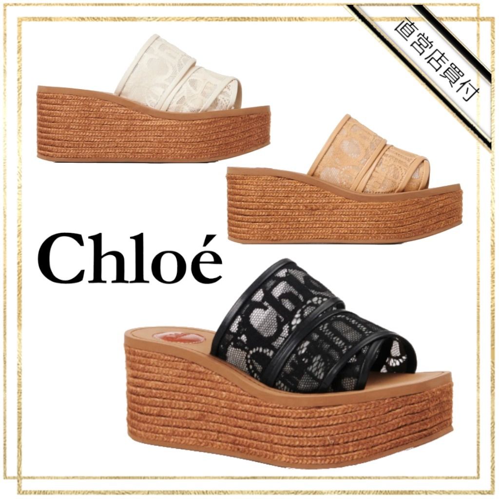 クロエ “WOODY” ウェッジ エスパドリーユ CHC22S449D2 大人気 (Chloe クロエ “WOODY” ウェッジ エスパドリーユ CHC22S449D2 大人気 (Chloe