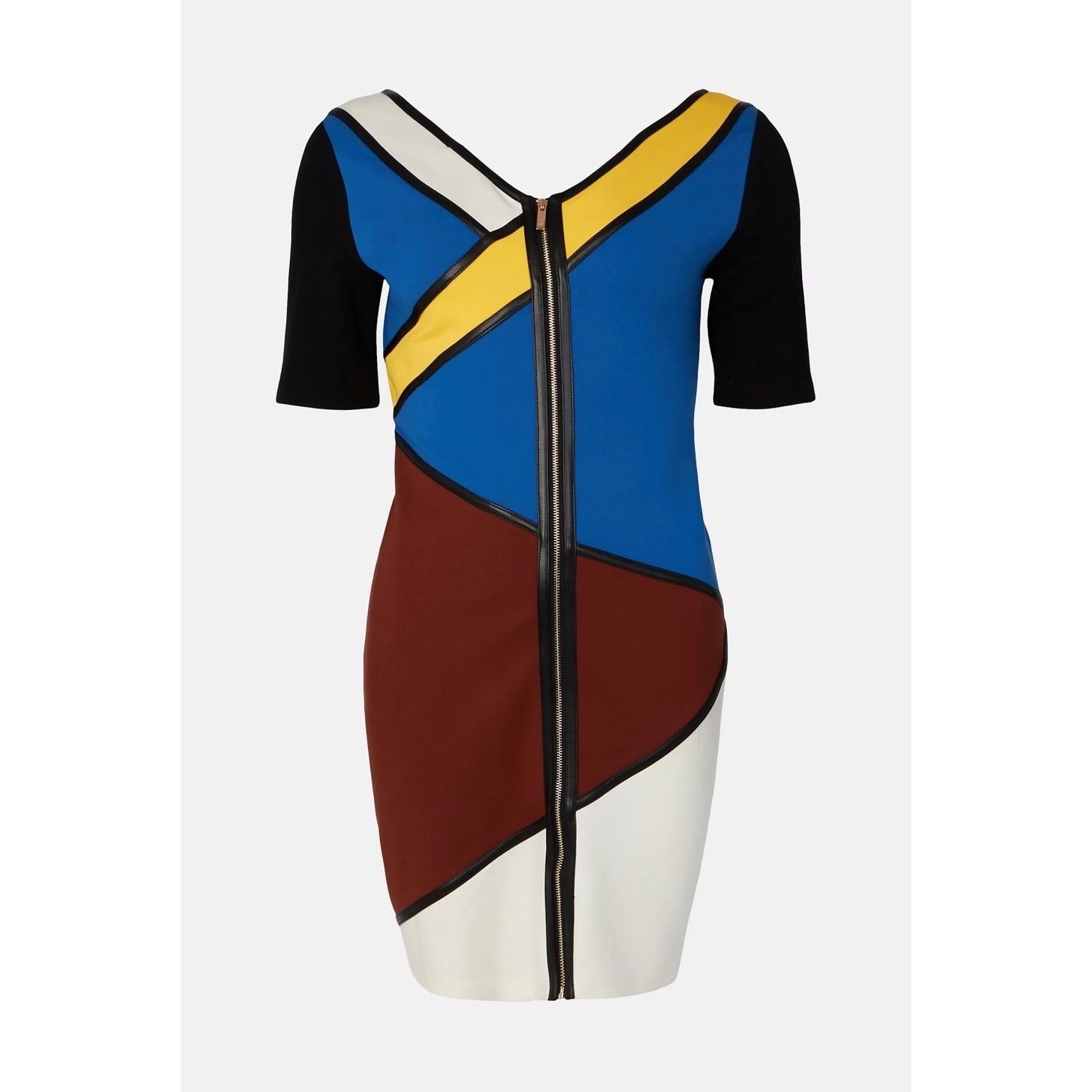 KAREN MILLEN】カラーブロックジャージーシフトドレス (Karen Millen ...