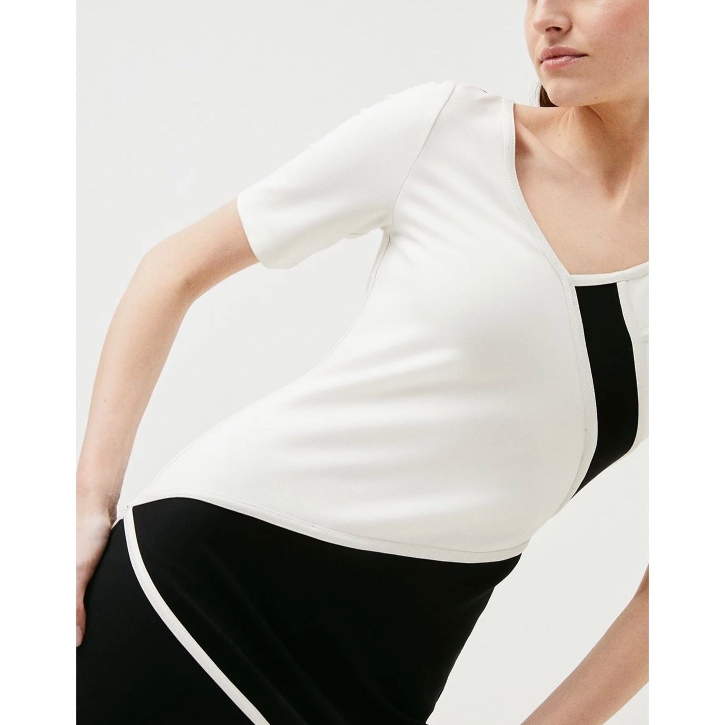 KAREN MILLEN】カラーブロックジャージーシフトドレス (Karen Millen ...