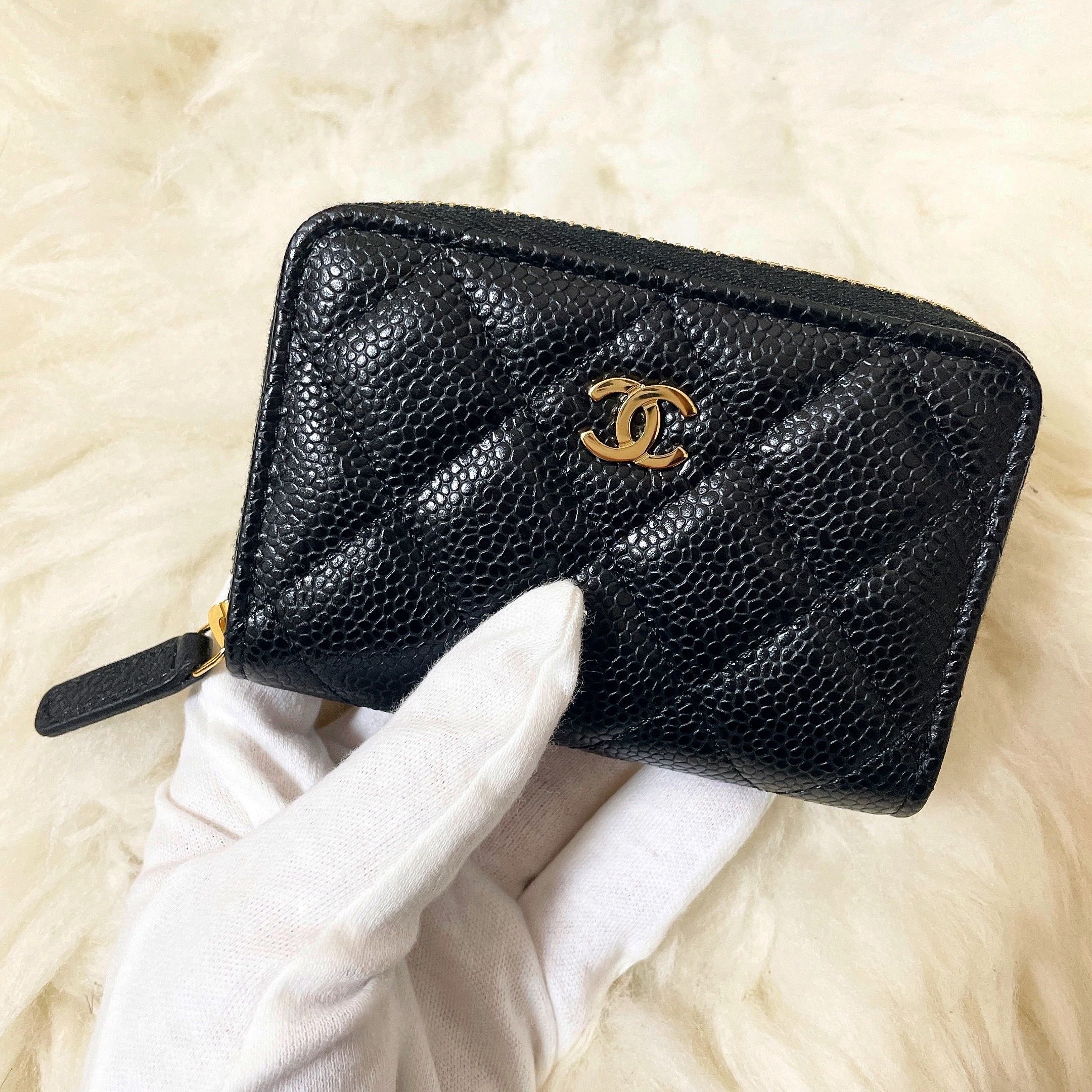 ◇国内直営◇CHANEL◇ジップコインパース キャビアスキン 財布 ...