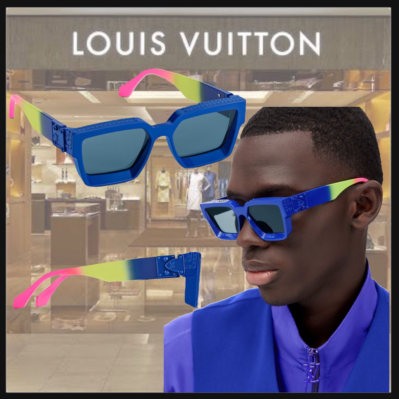 国内発送 ルイヴィトン サングラス 1.1 ミリオネア (Louis Vuitton ...