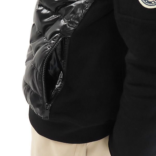 MONCLER モンクレール ダウン スウェットパーカー 異素材 防寒 ...