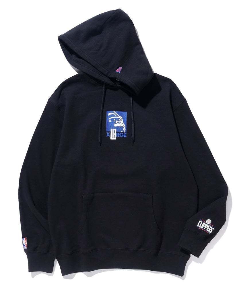 XLARGExNBAxNew Era スウェットパーカー CLIPPERS コラボ ロゴ (X XLARGExNBAxNew Era スウェットパーカー CLIPPERS コラボ ロゴ (X