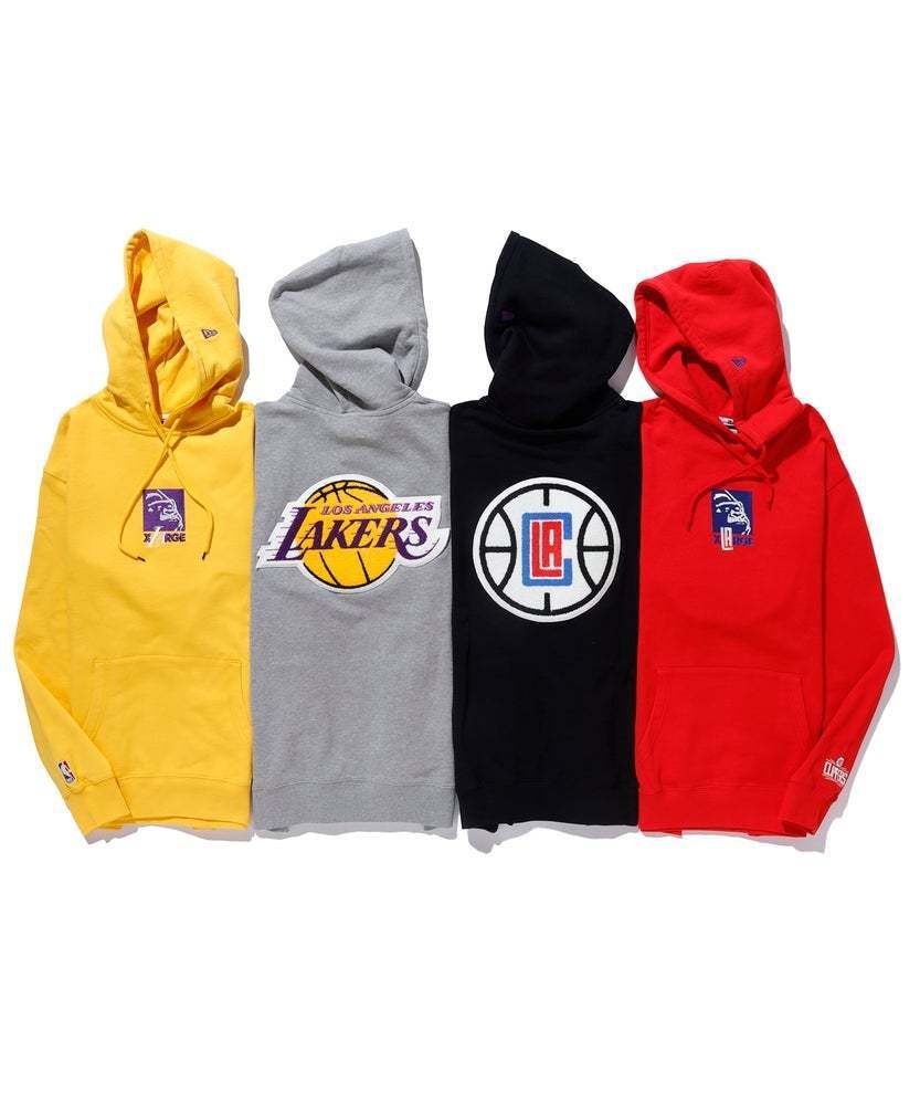 XLARGExNBAxNew Era スウェットパーカー CLIPPERS コラボ ロゴ (X XLARGExNBAxNew Era スウェットパーカー CLIPPERS コラボ ロゴ (X