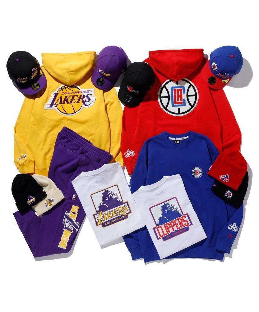 XLARGExNBAxNew Era スウェットパーカー CLIPPERS コラボ ロゴ (X XLARGExNBAxNew Era スウェットパーカー CLIPPERS コラボ ロゴ (X