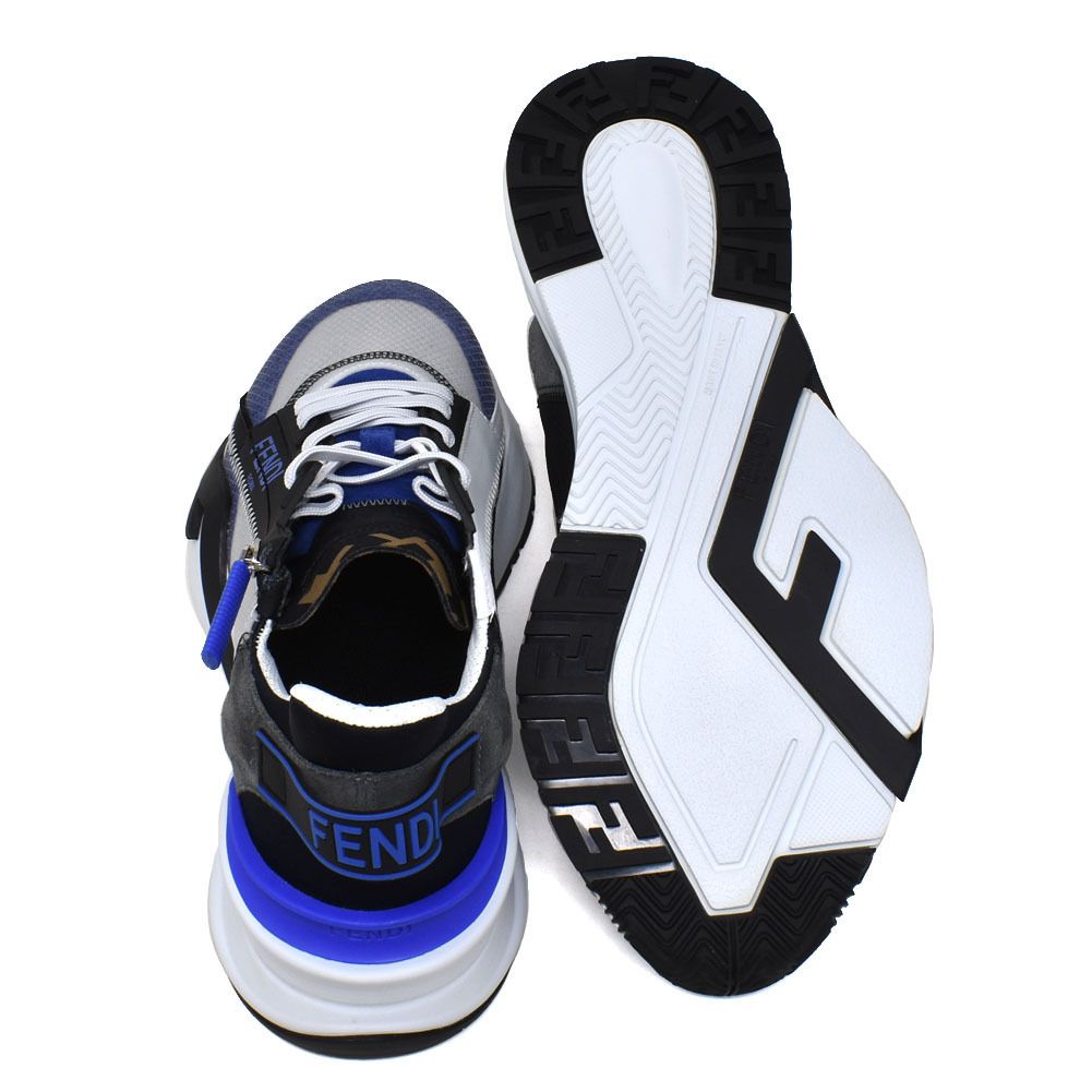 FENDI フェンディ 7E1392 AD7V F1FHC ブルーナイロン ロートップ FENDIフェンディ ロートップ スニーカー 靴シューズメンズsfd025