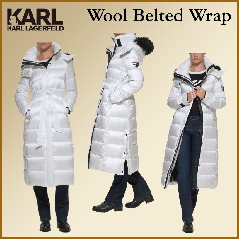 Karl Lagerfeld ロングラインフグジャケットを埋める (Karl Lagerfeld オンラインストア新作 ラガーフェルド ジャケットコート テーラードジャケット