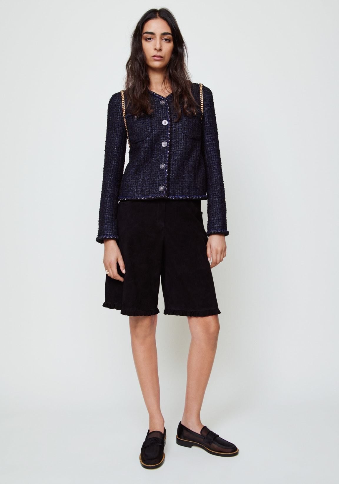 ◆22SS◆CHANEL◆ツイード ジャケット ネイビーブルー ◆22SS◆CHANEL◆ツイード ジャケット ネイビーブルー