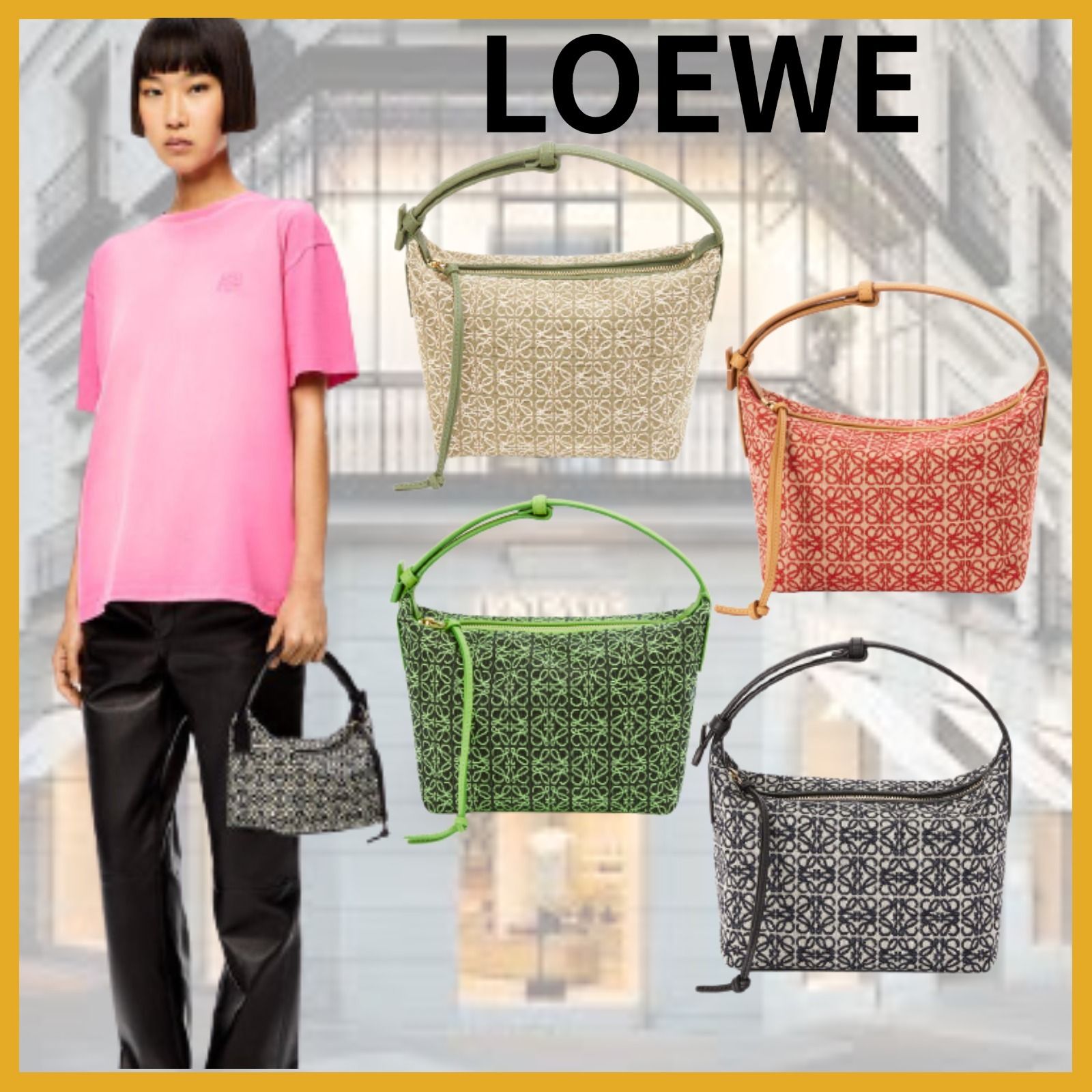LOEWE☆スモールキュービーバッグ☆入手困難 (LOEWE/ハンドバッグ