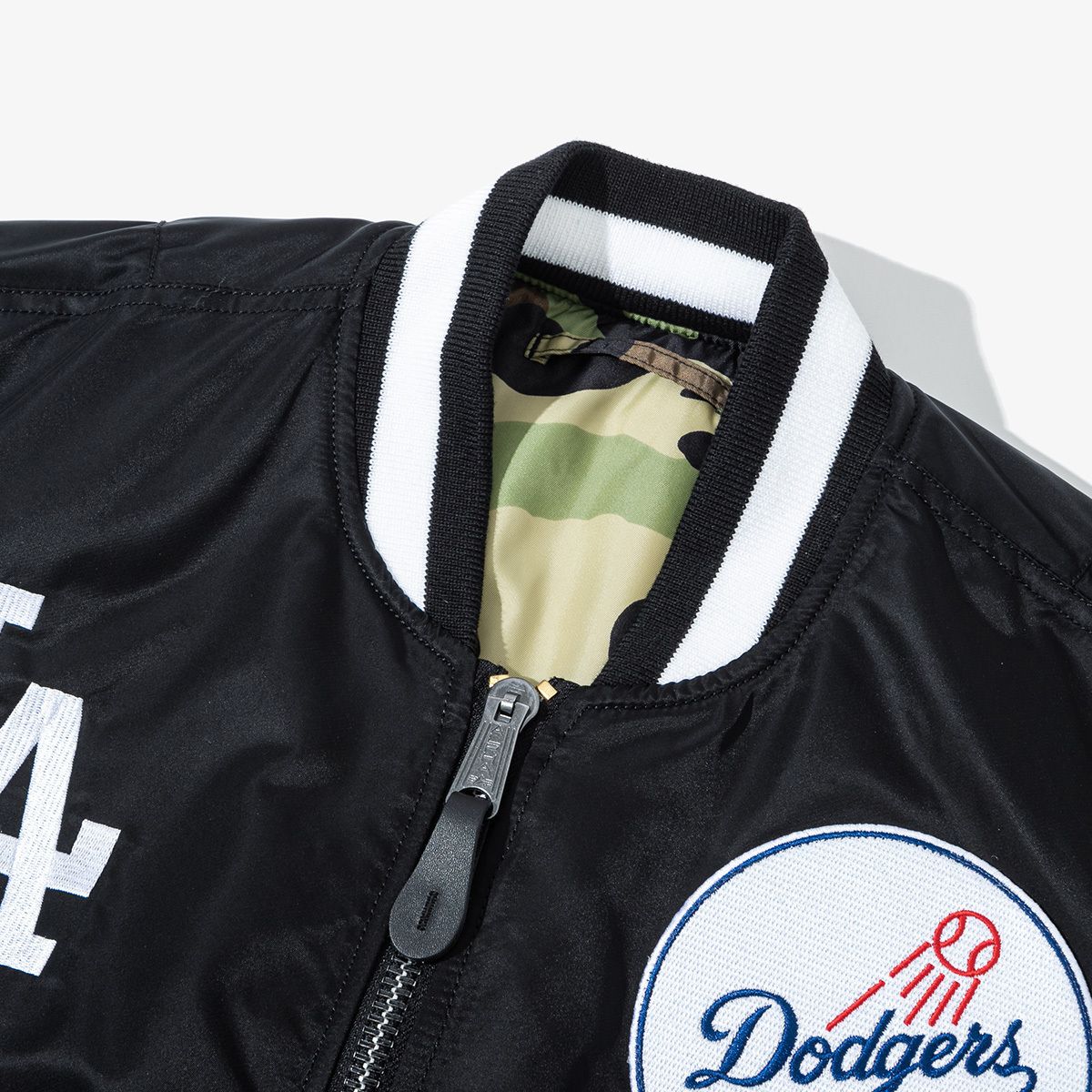 Newera X MLB X ALPHA コラボ INDUSTRIES MA-1 ジャケット NY&LA (New