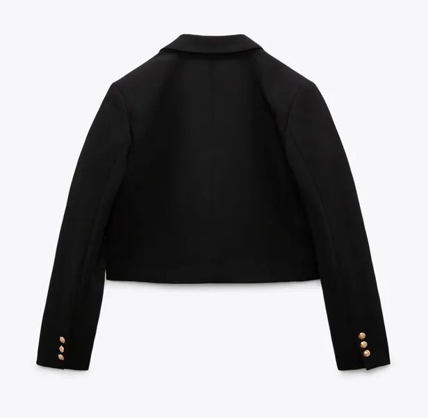☆ドイツ発*ZARA*新作*メタルボタンクロップドブレザー/BT☆ (ZARA ☆ドイツ発*ZARA*新作*メタルボタンクロップドブレザー/BT☆ (ZARA