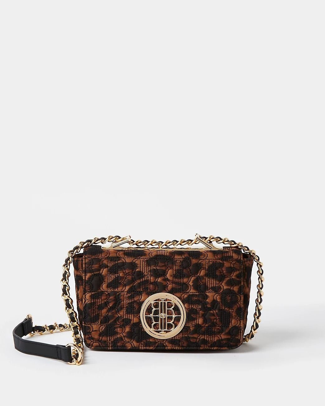 季節のおすすめ商品 Island*Quilted *River Cross ヒョウ柄(送/関込) Bag Body ショルダーバッグ・ポシェット 国内発送☆》River Island◇Quilted Cross Body Bag ヒョウ柄 (River