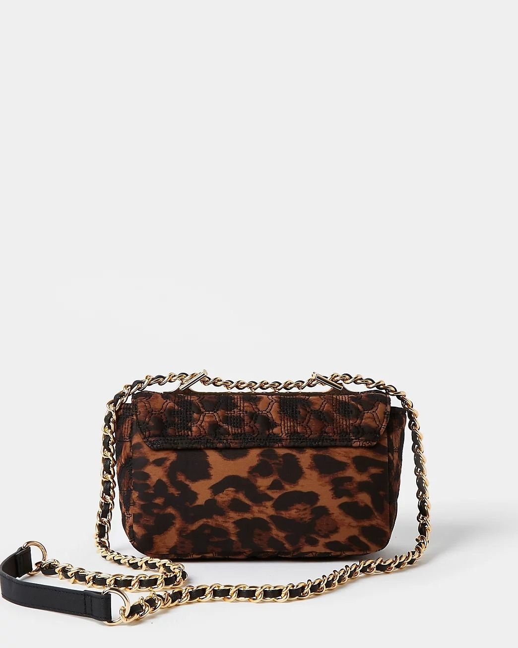 国内発送☆》River Island◇Quilted Cross Body Bag ヒョウ柄 (River 国内発送☆》River Island◇Quilted Cross Body Bag ヒョウ柄 (River