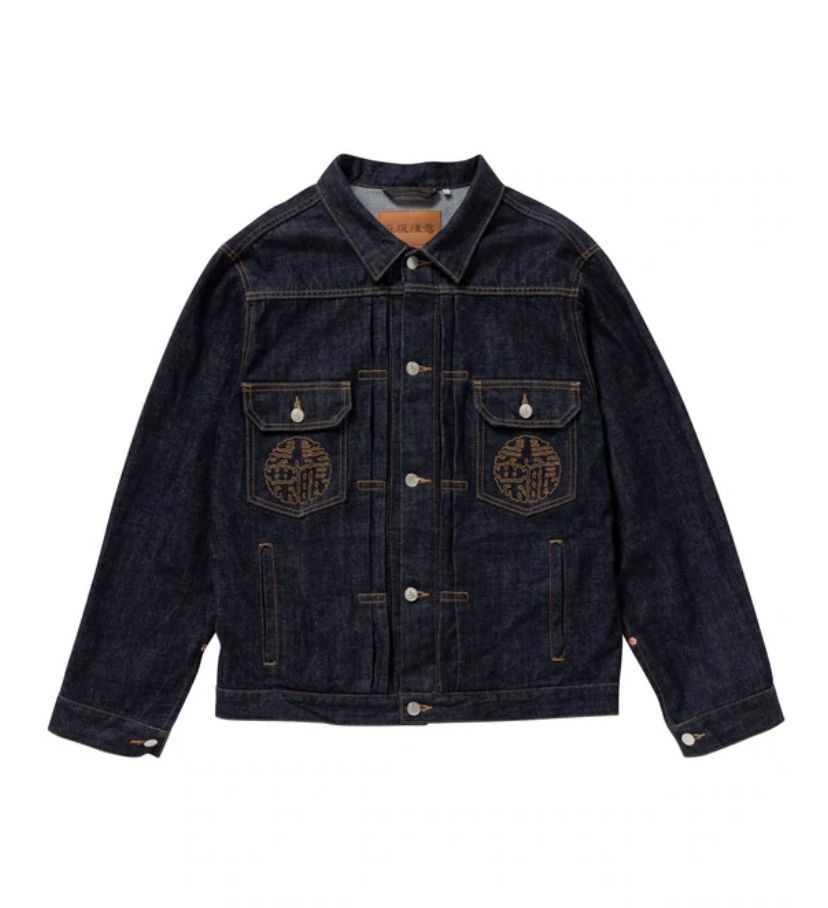 Black Eye Patch KAMON DENIM JACKET INDIGO デニム ジャケット Black Eye Patch KAMON DENIM JACKET INDIGO デニム ジャケット