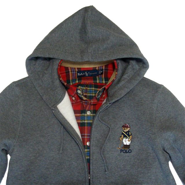 RalphLauren ラルフローレン ベアー フルジップパーカー DK.Grey RalphLauren ラルフローレン ベアー フルジップパーカー DK.Grey