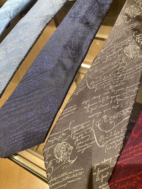 最新色!Berluti*ベルルッティ シルクスクリットネクタイ (Berluti 最新色!Berluti*ベルルッティ シルクスクリットネクタイ (Berluti