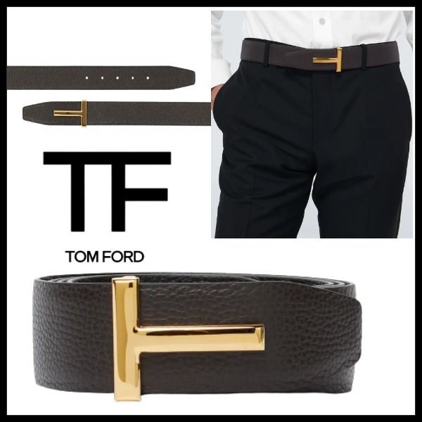 ☆TOM FORD☆リバーシブルT レザーベルト (TOM FORD/ベルト