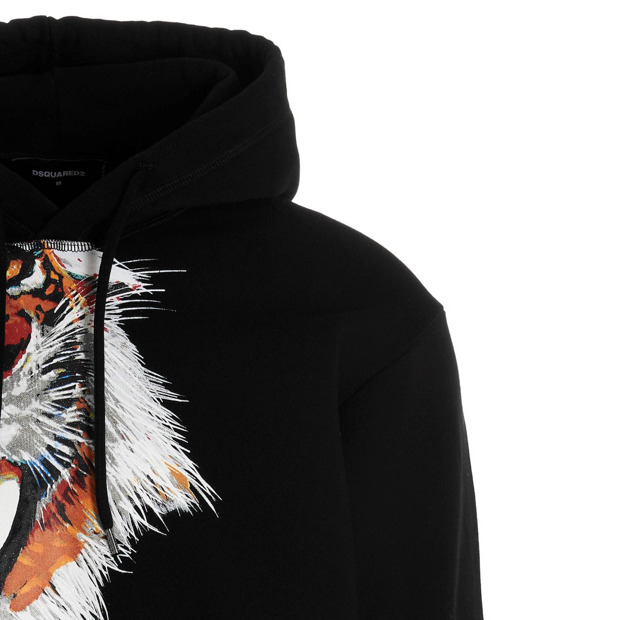 関税込DSQUARED2 2022SS D2 Tiger フーディ パーカー ロゴ 長袖 関税込DSQUARED2 2022SS D2 Tiger フーディ パーカー ロゴ 長袖