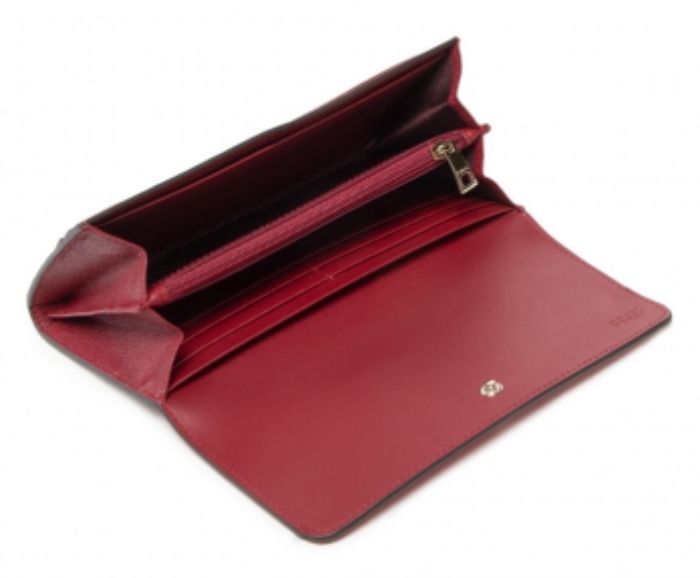 先取/希少☆Lovely/錠/ハートCharm【送込Furla】3折長財布☆桃赤 先取/希少☆Lovely/錠/ハートCharm【送込Furla】3折長財布☆桃赤