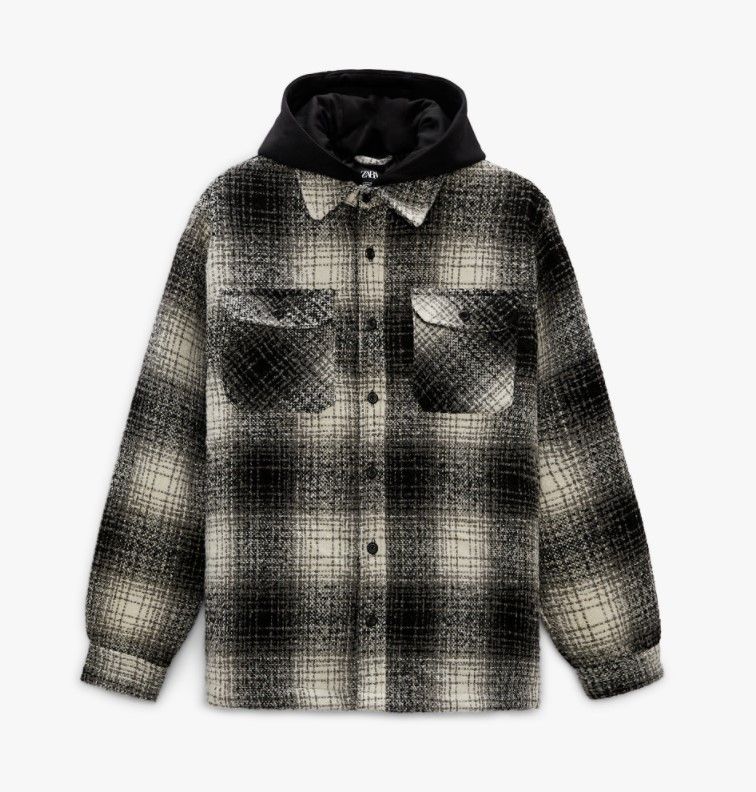 メンズZARA【関税/送料込】フランネルシャツジャケット (ZARA メンズZARA【関税/送料込】フランネルシャツジャケット (ZARA
