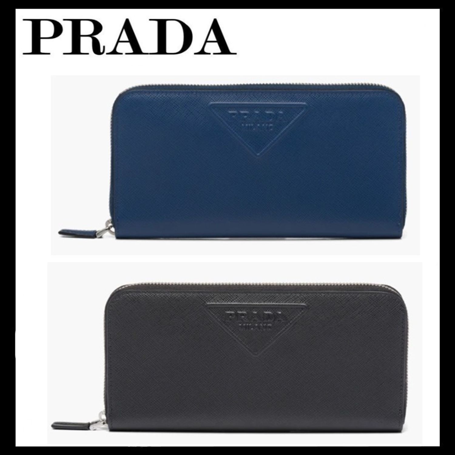 Prada 22新作 サフィアーノレザーウォレット 長財布 Prada 長財布 2ml317 2d1q F0002 2ml317 2d1q F0016 Buyma