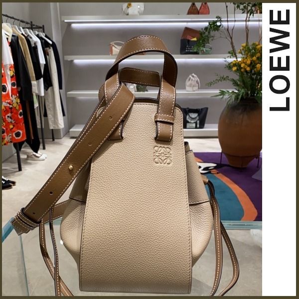 ☆LOEWE☆ハンモック ドローストリングバッグ スモール*サンド (LOEWE ...