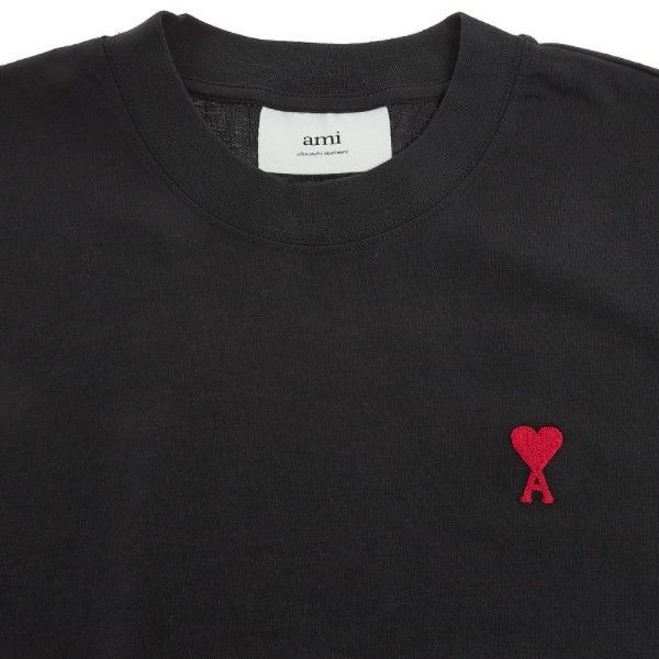 AMI ALEXANDRE MATTIUSSI 】ハートロゴ コットン Tシャツ (AMI PARIS/T AMI ALEXANDRE MATTIUSSI 】ハートロゴ コットン Tシャツ (AMI PARIS/T