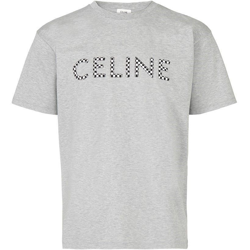 国内発送】CELINE スタッズジャージールーズフィットTシャツ (CELINE/T アウトレット商品 国内正規品 CELINE Tシャツ ルーズ スタッズ セリーヌ Tシャツ/カットソー(半袖/袖なし)