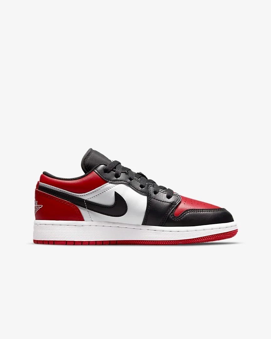 Nike GS 1 Air Bred Jordan Low Toe ブレッドトゥ 【SALE/85%OFF】 Air お得なまとめ売り 1 JORDAN AIR NIKE 値下げ不可 LOW Toe Bred GS スニーカー